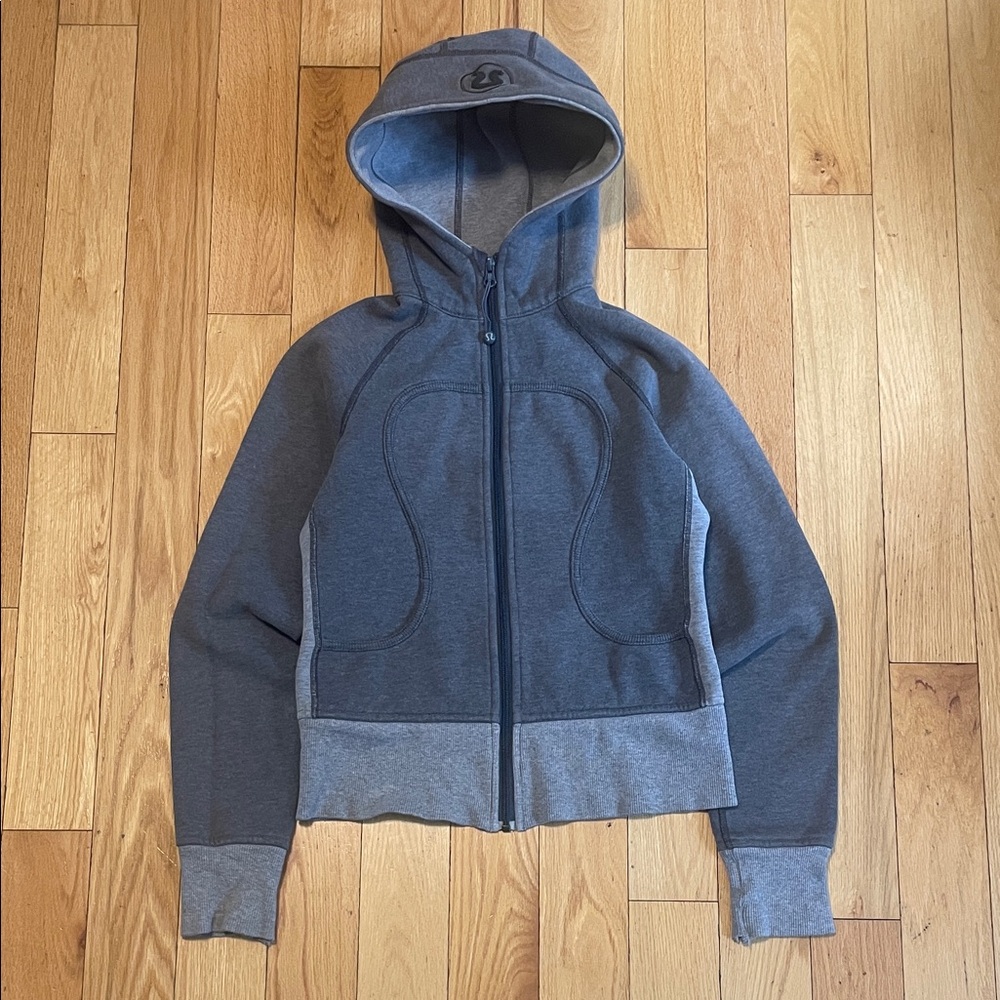 lululemon athletica Women's Charcoal Gray Zip-Up Hoodie